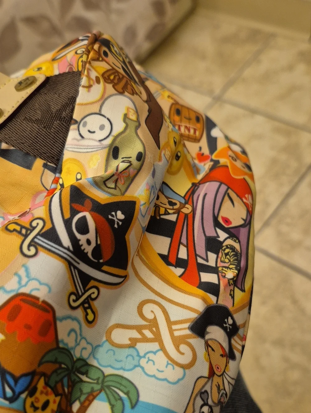 Tokidoki for LeSportsac Multicolor Graphic Print Shoulder Bag